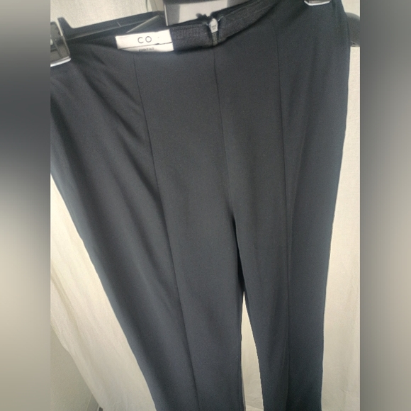 CO Collection Essential Black Pleated Dress Pants Elastic Waist Size XS NWT - Picture 3 of 15